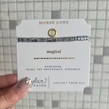 Skylar Paige - Morse Code Bracelets