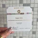 Skylar Paige - Morse Code Bracelets