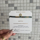 Skylar Paige - Morse Code Bracelets