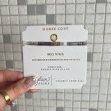 Skylar Paige - Morse Code Bracelets