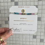 Skylar Paige - Morse Code Bracelets