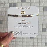 Skylar Paige - Morse Code Bracelets