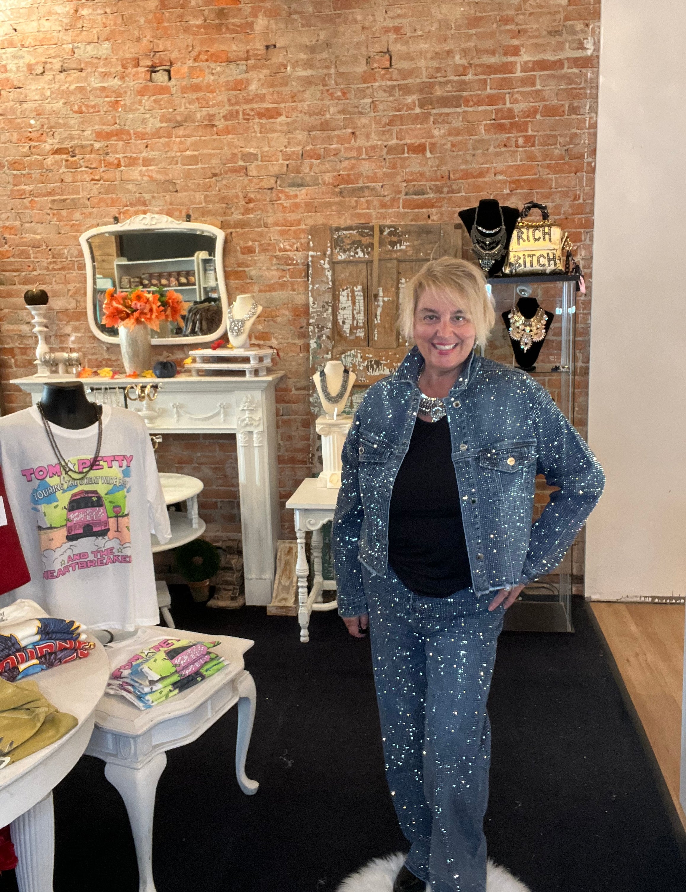 The Elizabeth Taylor Denim Sparkling Jeans