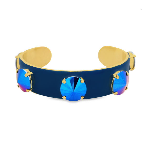 Tova Linsey Cuff in Midnight Express in Navy