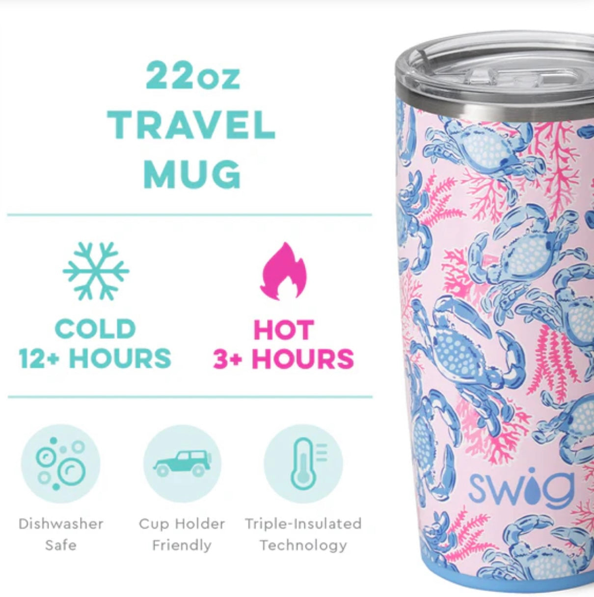 GET CRACKIN'
Travel Mug 22oz