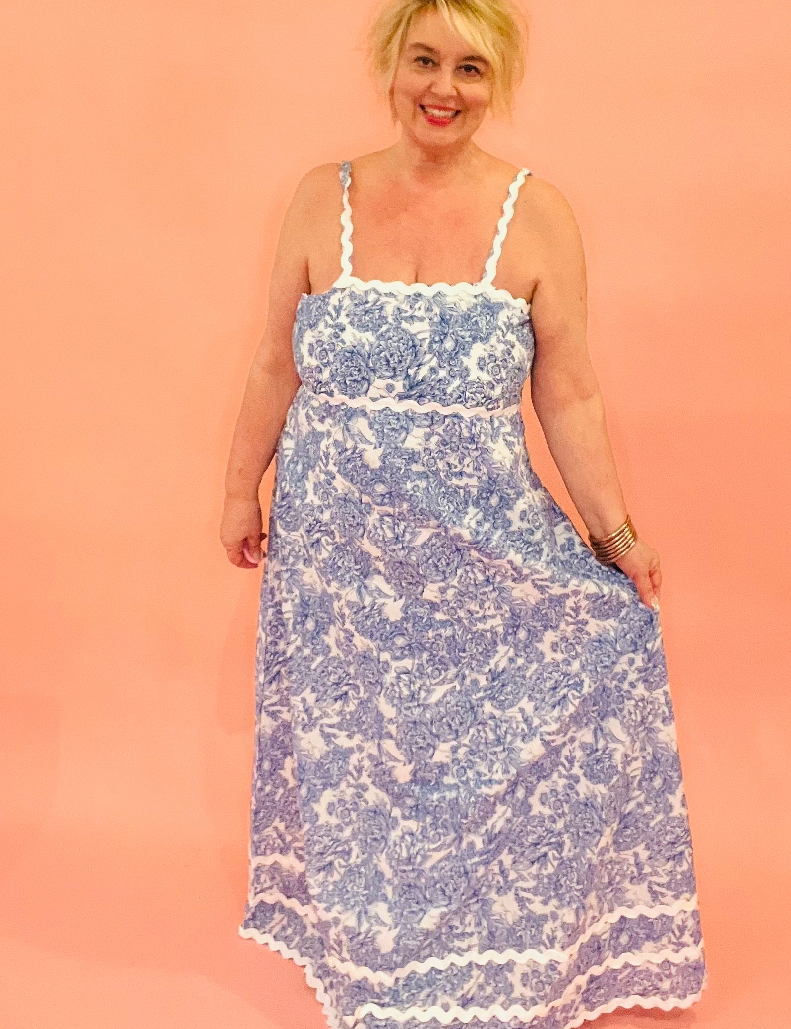 Simply Southern - Blue Vintage Ricrac Maxi