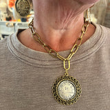 Vintage Rue 31 Coin Necklace