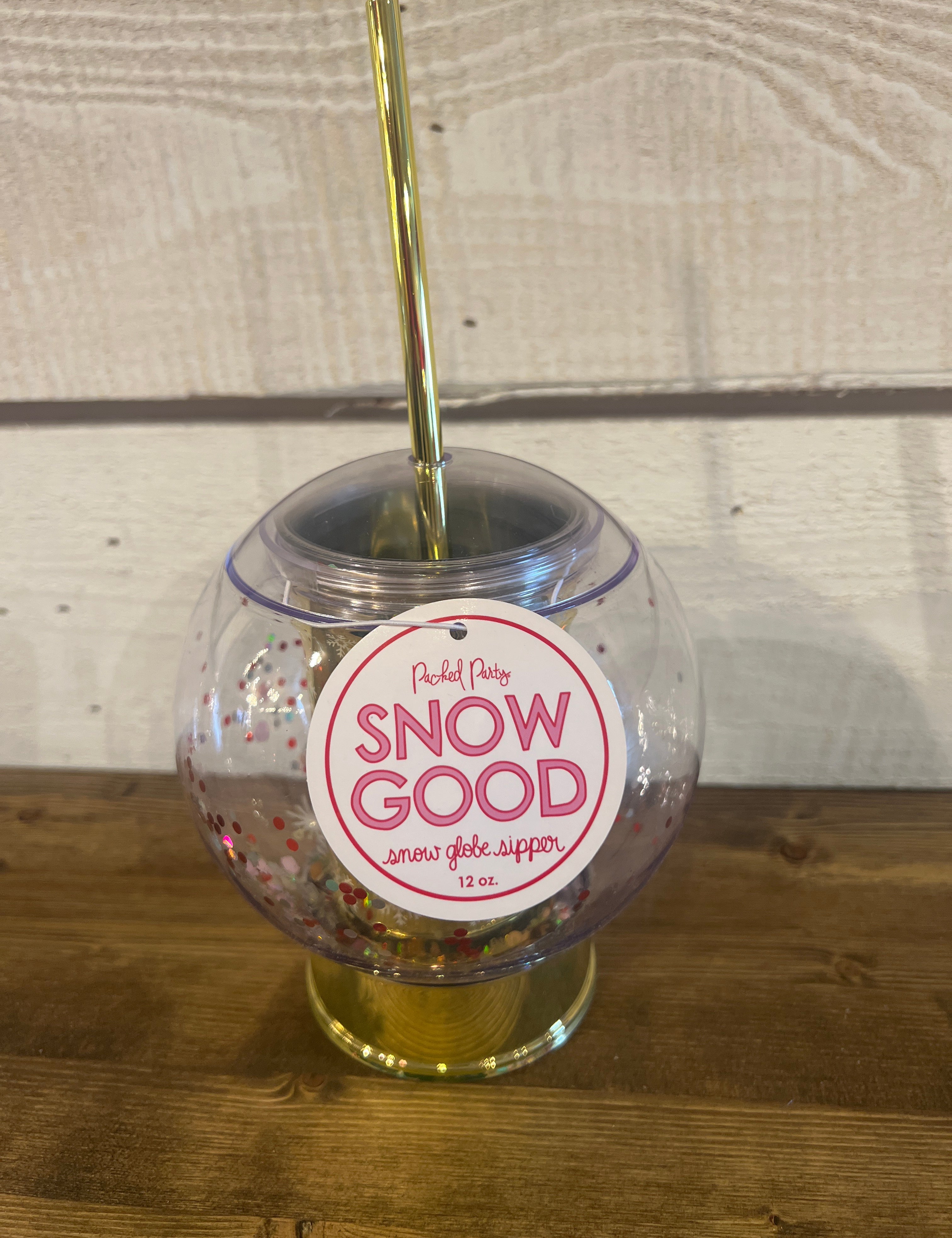 *Snow Good Snowglobe Sipper