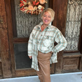 Retired Joseph Ribkoff - Nutmeg Slim Fit Leather Pant