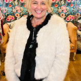 Fabulous Fur Contrast Jacket