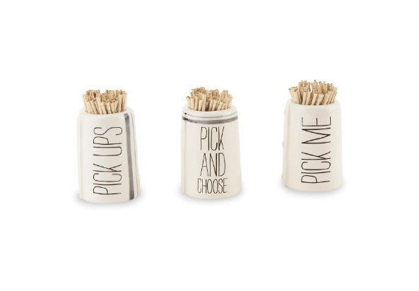 Mudpie - Pick Me Up Toothpick Holders