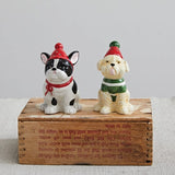 *Winter Hat Dog Salt & Pepper Shaker