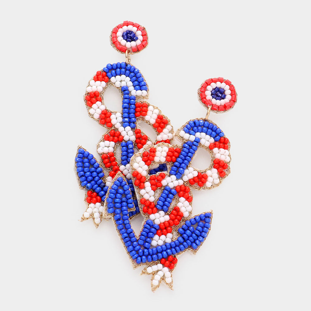 Anchors Away USA Earrings