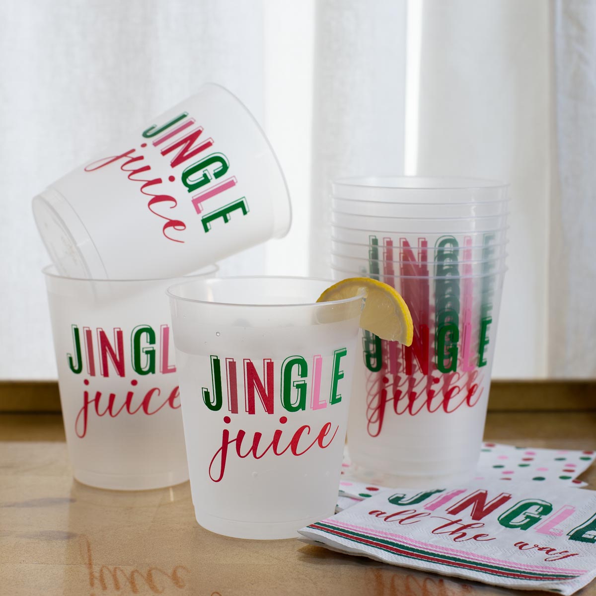 *Jingle Juice Party Cups