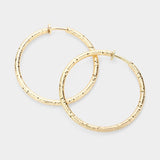 Textured Metal Hoops