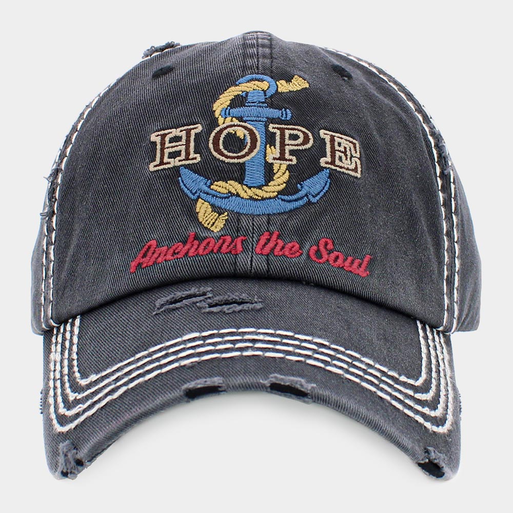 Hope Anchors The Soul Hat