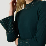 *Joseph Ribkoff - Emerald Palace Embellished Sweater