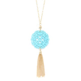 *Zenzii - Allure Resin Pendant Necklace
