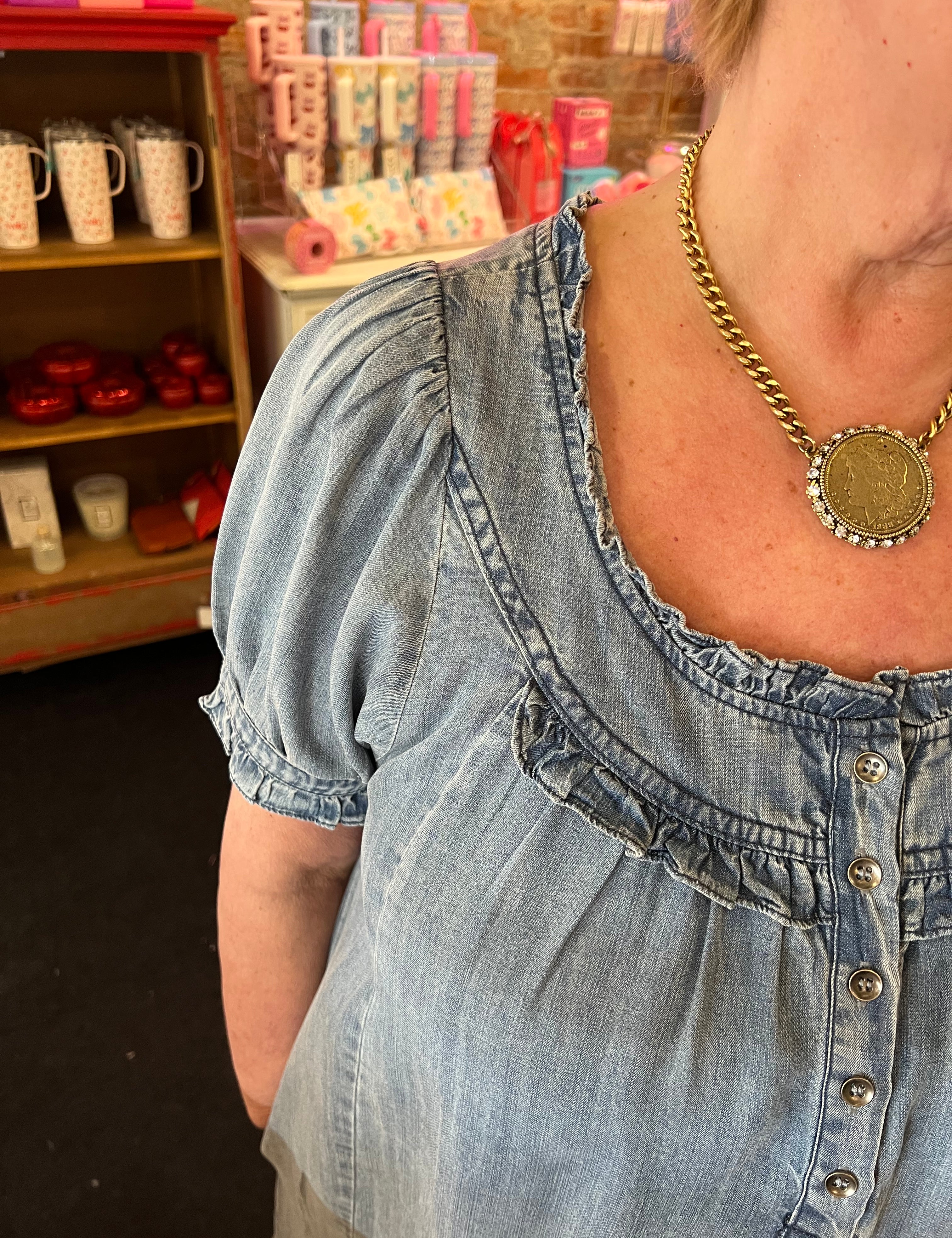 Love Somebody Chambray Dress