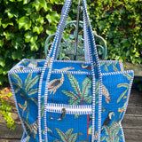 Rainforest Quilted Traveler Tote