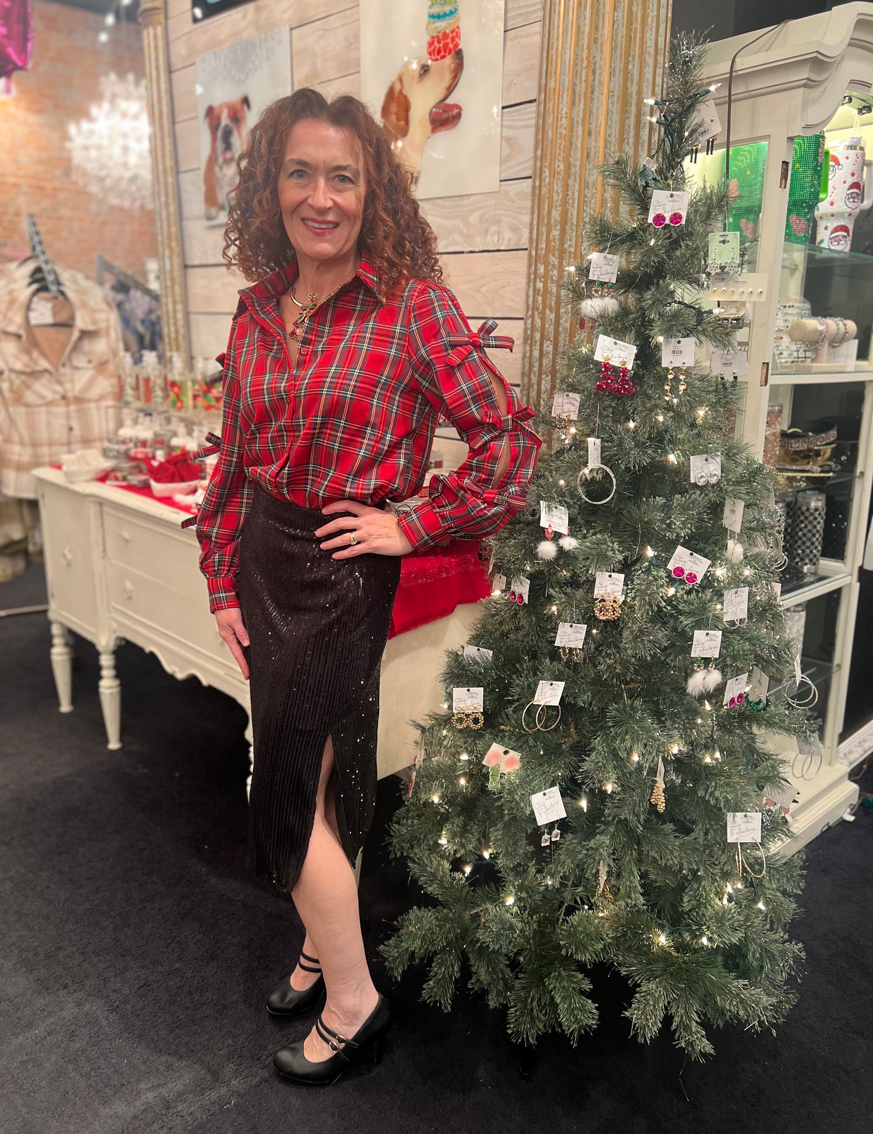 Evening Sparkle Sequins Skirt