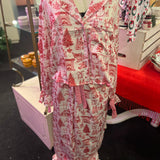 Satin Christmas Pajama Set