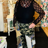 Stars & Camo Wide Leg Pants