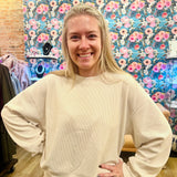 Relaxed Ribbed Corduroy Top