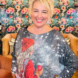 Coffee Girl Snowfall Sweater