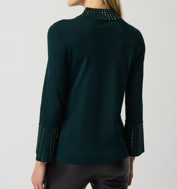 *Joseph Ribkoff - Emerald Palace Embellished Sweater