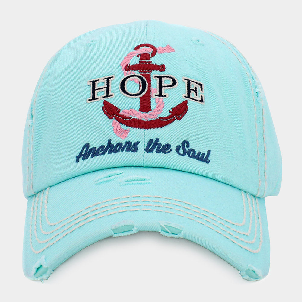 Hope Anchors The Soul Hat