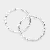 Textured Metal Hoops