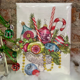 Vintage Christmas Flour Sack Towels