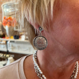 Vintage Coin Post Earrings