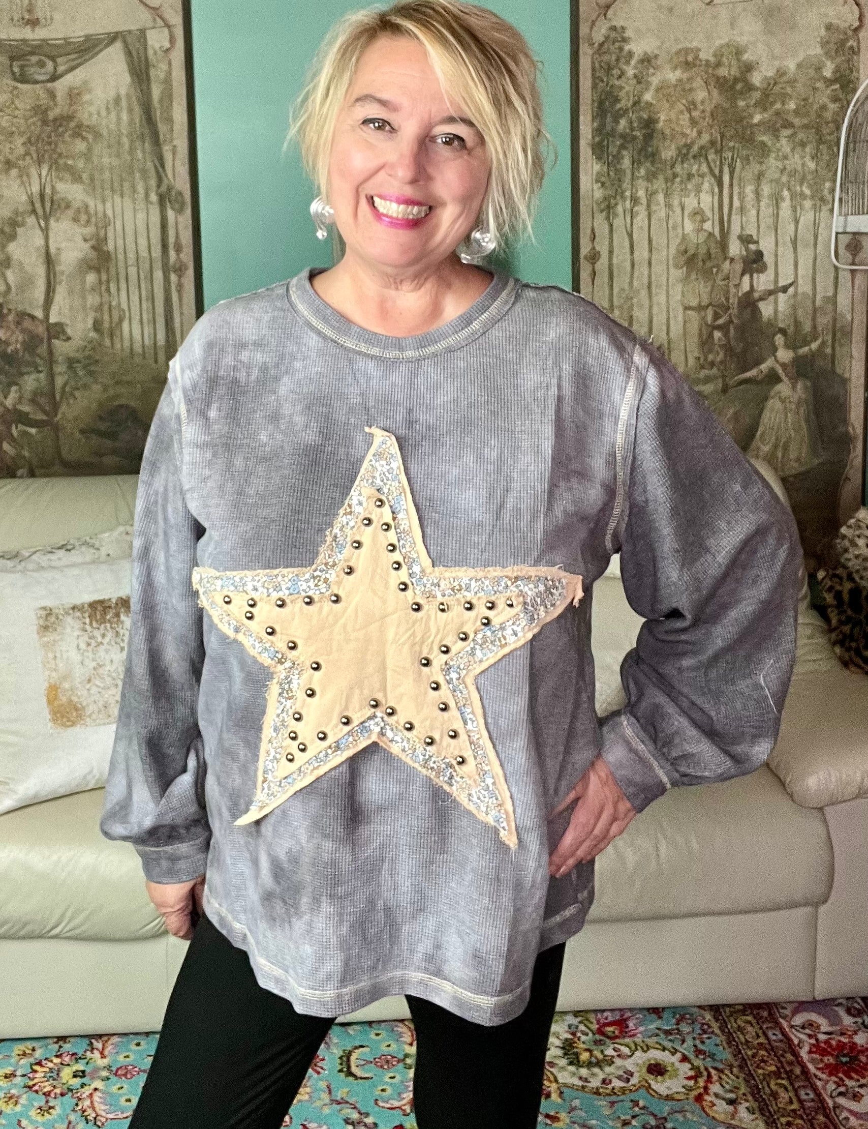 Star Power Acid Washed Top