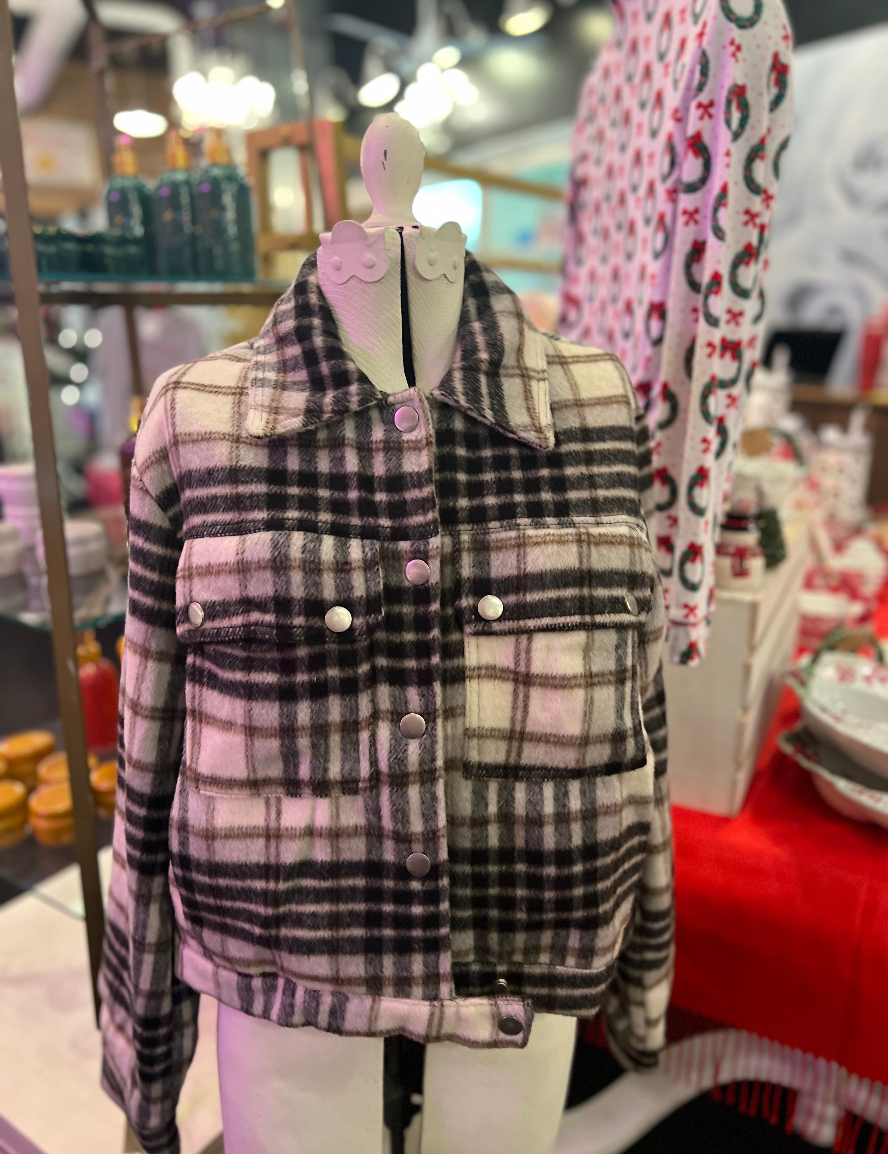 Cropped Cutie Flannel Jacket