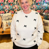 Baby Bows Knit Sweater