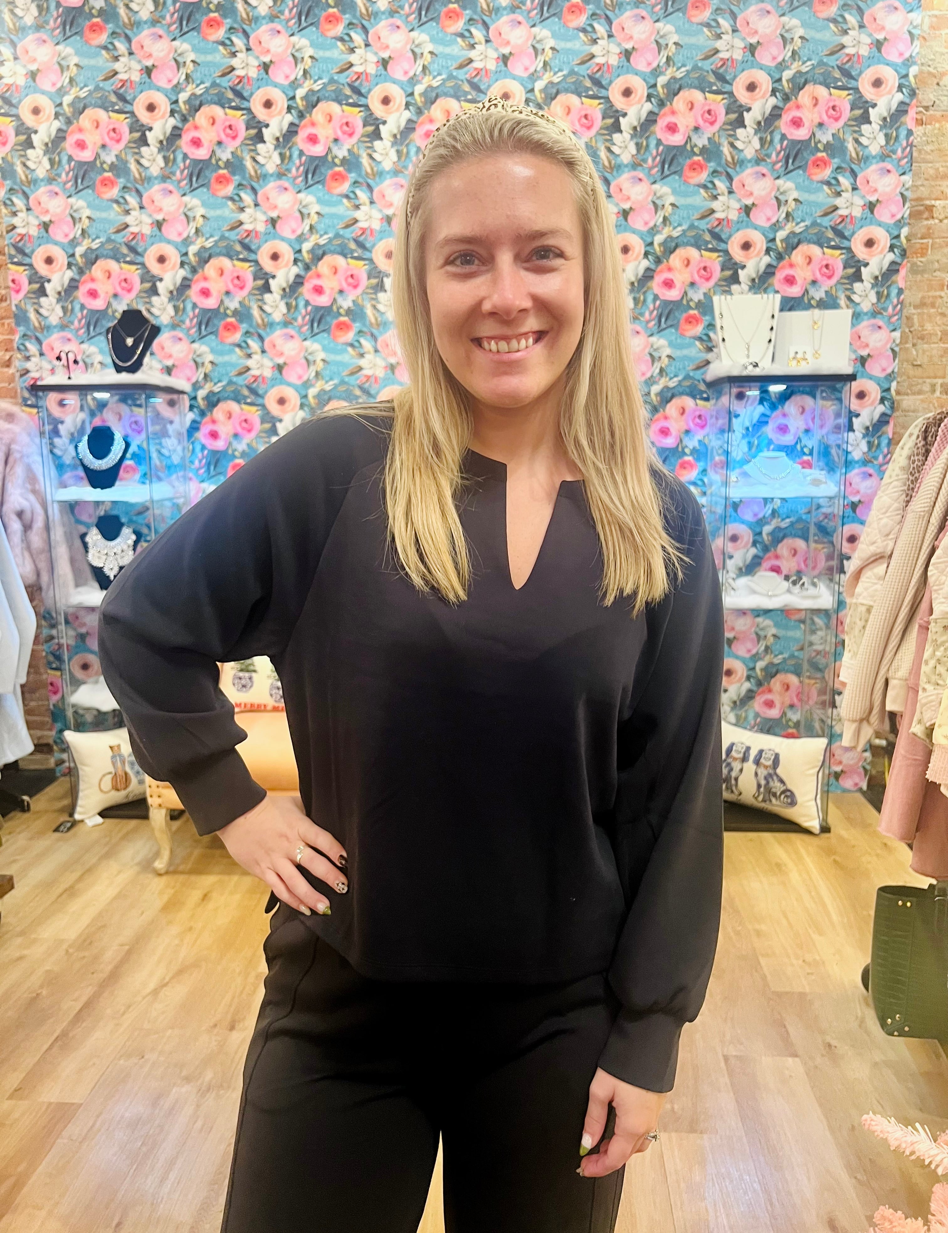 Sofie Soft Raglan Long Sleeve