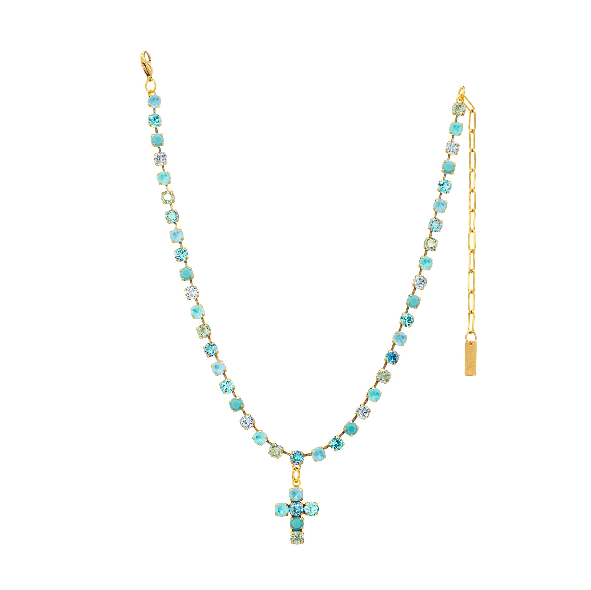 Tova - Baby Donatella Necklace in Blue Mix