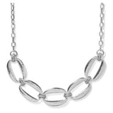 *Brighton Meridian Lumens Hammered
Silver Crystal Necklace NWT