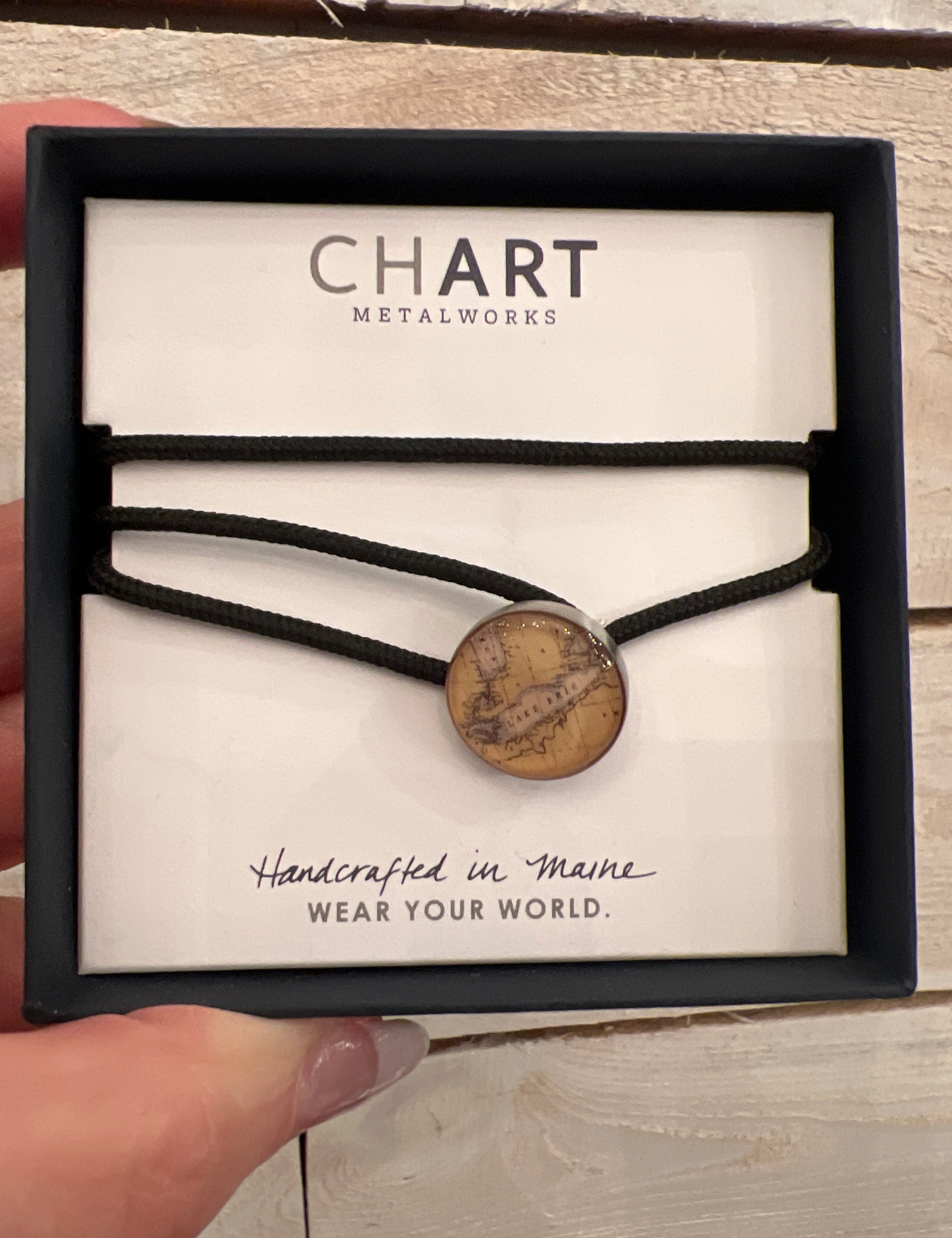 **Chart-Lake Erie Maritime rope Bracelet
