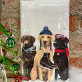 Winter Wonderland Flour Sack Towels