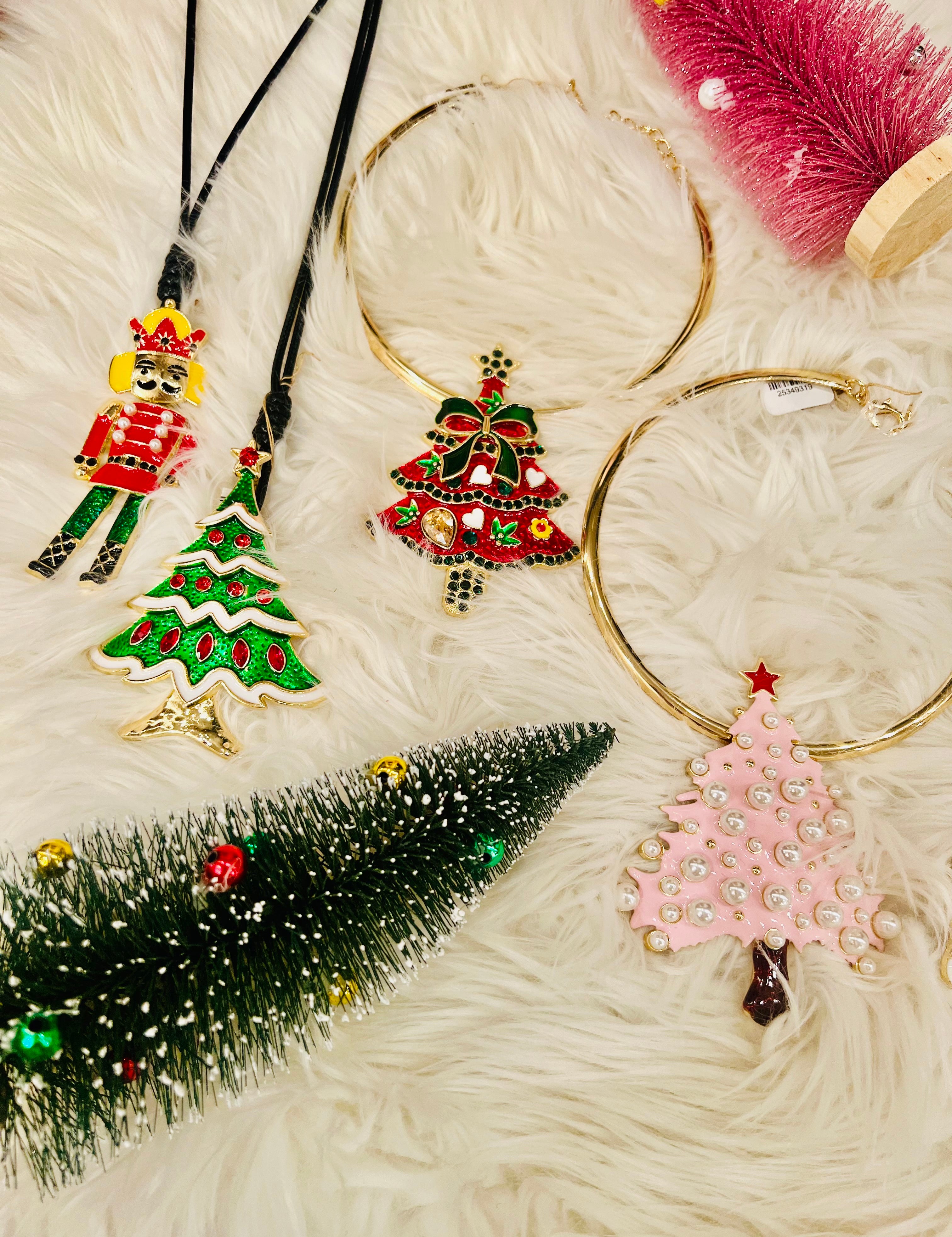 Large Christmas Pendant Necklace