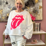 Lip Gloss Italian Sweatshirt