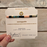 Skylar Paige - Morse Code Bracelets