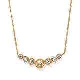 Illumina Celeste Bar Necklace Gold