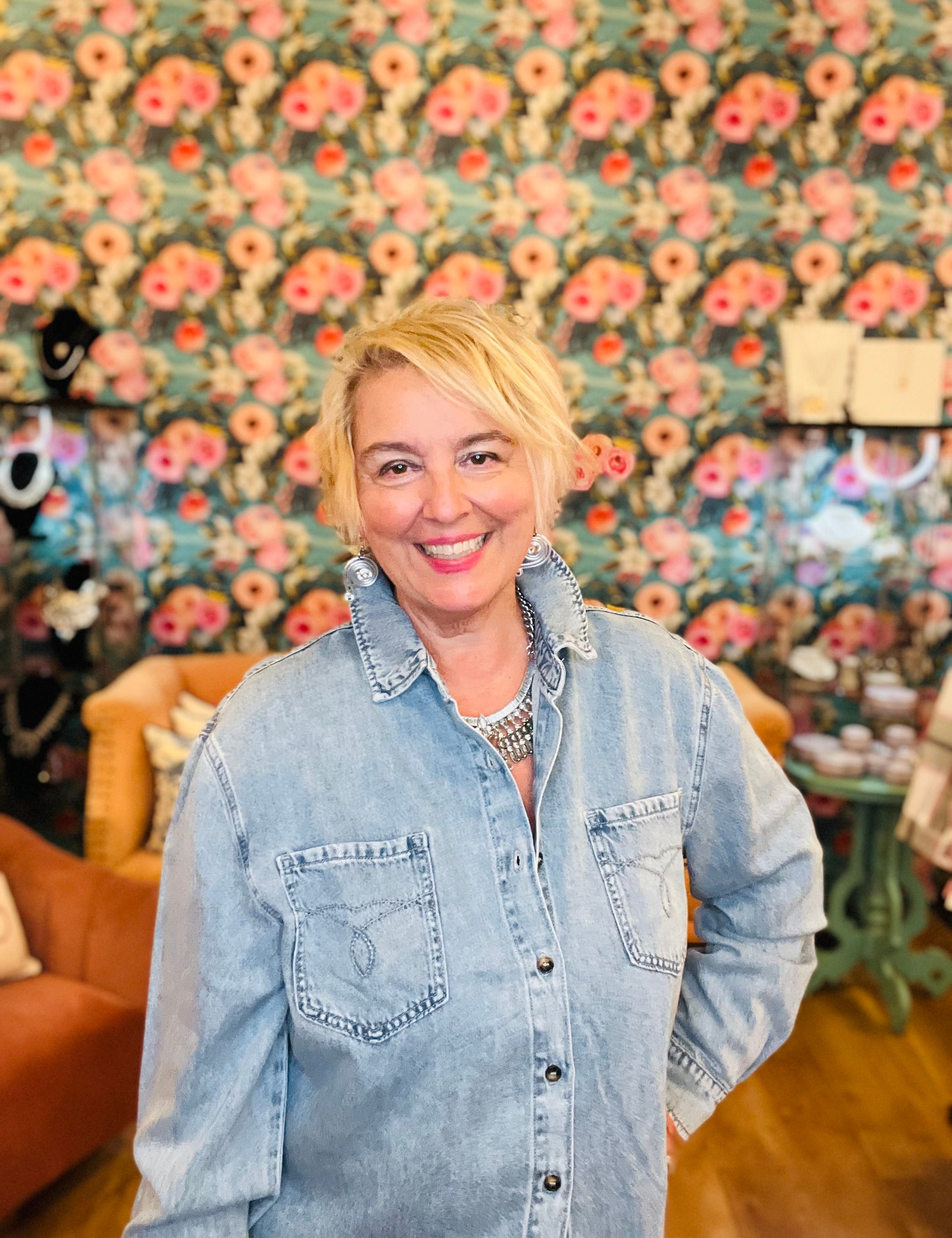 Getty Up Girl Denim Judy Blue Shirt