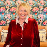 Bold Velvets Contrast Top