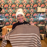 Everybody's Talking Striped Sweater