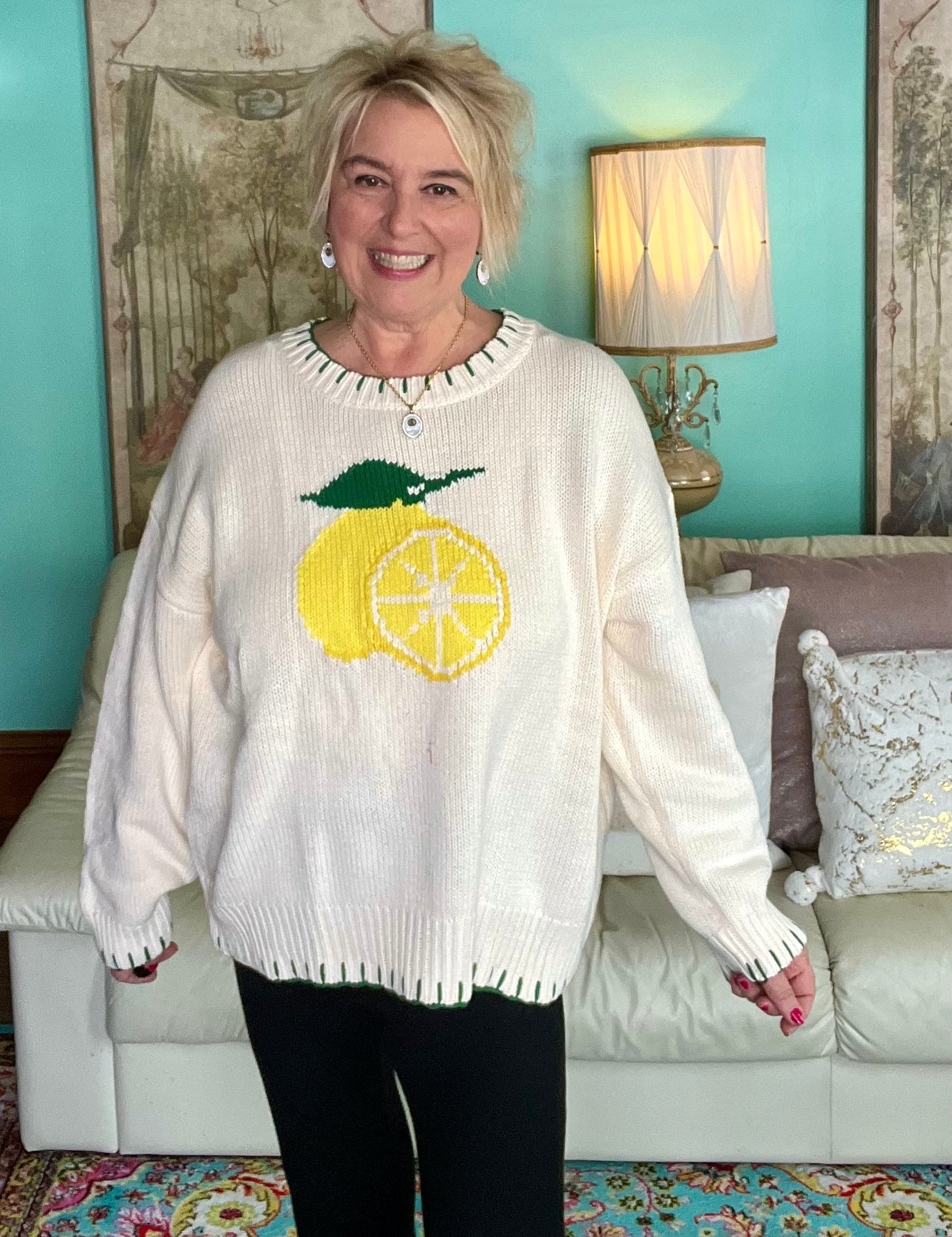 Lemon Stitches Sweater